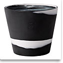 Wedgwood Jasperware Burlington Pot 5", Black and White