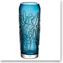 Kosta Boda Twine 11 3/4" Blue Crystal Vase