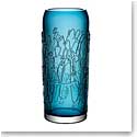Kosta Boda Twine 15 3/4 Blue Crystal Vase