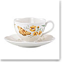 Lenox Butterfly Meadow Dinnerware Fritillary Cup And Saucer