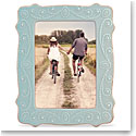 Lenox French Perle Ice Blue 5X7" Picture Frame