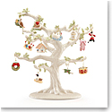 Lenox 2022 Christmas Twelve Days Of Christmas 12 Piece Ornament And Tree Set