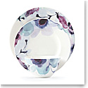 Lenox Indigo Watercolor Floral Dinnerware 12 Piece Set