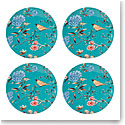 Lenox Sprig And Vine Dinnerware Accent Plate Turquoise Set Of Four