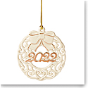 Lenox Christmas 2022 A Year To Remember Dated Ornament