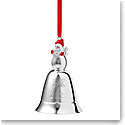 Lenox Christmas 2022 Annual Musical Bell Snowman Ornament, Jingle Bells