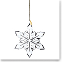 Lenox Christmas 2022 Optic Snowflake Dated Ornament