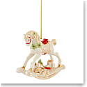 Lenox Christmas 2022 Baby's 1st Rocking Horse Dated Ornament