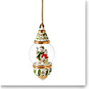 Lenox Christmas 2022 Snowman Globe Ornament