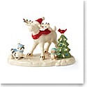 Lenox Christmas Marcel's The Moose Skating Party Figurine