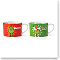 Lenox Merry Grinchmas Naughty and Nice Mugs, Set of 2