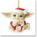Lenox Christmas 2022 Disney Mandalorian Grogu Baby Yoda Ornament