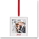 Lenox 2023 Frame Charm Dated Metal Ornament
