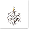 Lenox 2023 Optic Holiday Snowflake Glass Dated Ornament