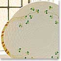 Belleek China Shamrock Bread Platter, Single