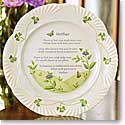 Belleek China Celebration Mothers Blessing Plate