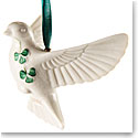 Belleek China Dove of Peace Ornament