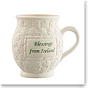 Belleek Blessings from Ireland Shamrock Mug, Single