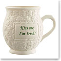 Belleek Kiss Me I'm Irish Mug