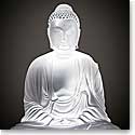 Lalique Large Clear Buddha, Limited Edition Figurine