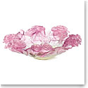 Daum 10.6" Rose Bowl in Pink