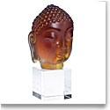 Daum Little Buddha in Ochre, Limited Edition Sculpture