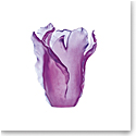 Daum Large Tulip Vase in Ultraviolet