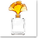 Daum Ginkgo Perfume Bottle in Amber
