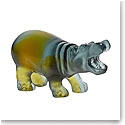 Daum Mini Hippopotamus Sculpture