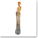 Daum Eugenie in Amber and Green by Jean-Philippe Richard, Limited Edition Sculpture