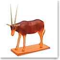 Daum Small Amber Oryx by Hicham Lahlou, Limited Edition Sculpture
