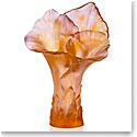 Daum 22.4" Arum Rose Vase