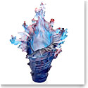 Daum 18.5" Coral Sea Vase