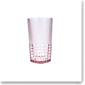 Fortessa Fashion Glass Malcolm Pink Ice Beverage Glass, Single