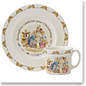 Royal Doulton Bunnykins Christening Set, Plate and Mug