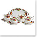 Royal Albert Old Country Roses 9-Piece Tea Set Completer