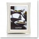 Nambe Metal Beaded 5x7" Picture Frame