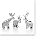 Nambe Christmas Mini Dasher Reindeer Set