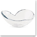 Nambe Large Heart Glass Bowl