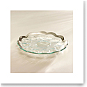 Annieglass Platinum Roman Antique 11.5" Deviled Egg Platter