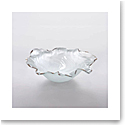 Annieglass Platinum Poppy 9.5" Small Bowl