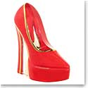 Kosta Boda Make Up Shoe, Red Stiletto