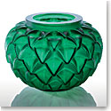 Lalique Languedoc 8.5" Vase, Green