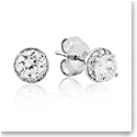 Waterford Jewelry Sterling Silver Earrings Small Cluster Round Stud