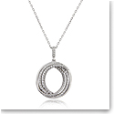 Waterford Jewelry Sterling Silver Triple Circle Open Centre Pendant