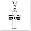 Cashs Ireland, St. Brigid's Cross Crystal Pendant Necklace, Medium