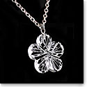 Cashs Ireland, Crystal Forget Me Not Pendant Necklace, Small