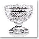 Cashs Ireland, Art Collection, 6" Scalloped Footed Sugar Crystal Bowl, Limited Edition