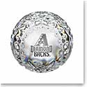Waterford MLB Arizona Diamondbacks Crystal Baseball Paperweight