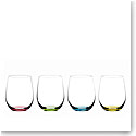 Riedel O Happy O Stemless Tumbler Wine Glasses, Set of Four